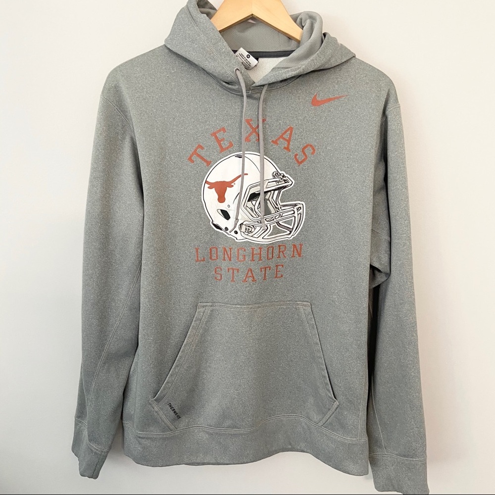 NIKE Texas Longhorns Football Therma-Fit Hoodie M